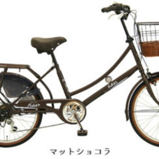 2年使用 子供乗せ自転車 小径車 フィデースDX 20インチ BAA 幼児2人