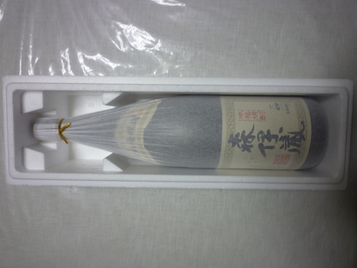 焼酎「森伊蔵」です