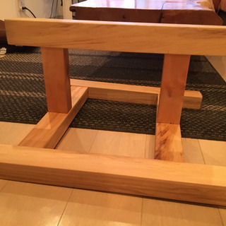 【欅（ケヤキ）無垢1枚板】高さ可変式