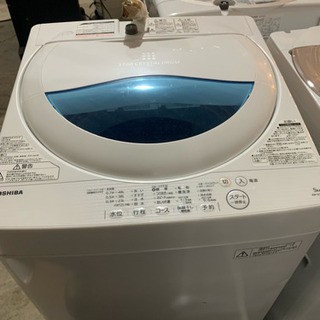 ☆洗濯機 5キロ TOSHIBA AW-5J5 2017年 美品...