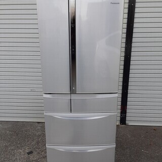 2014年製！パナソニック 冷蔵庫 NR-FTM478S-N 全定格内容積472L※製氷機