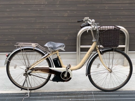 地域限定　ヤマハ　パス　リチウム　26インチ　アイボリー　アシスタ　ビビ　神戸市　電動自転車
