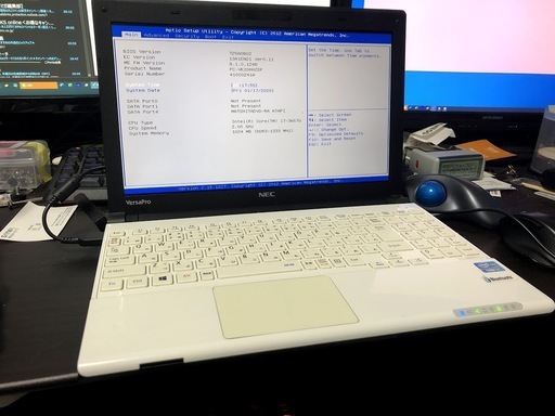 【激安ジャンク】Core i7搭載！BIOS確認済・Windows10インストール可