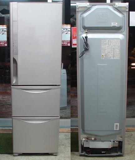 カード決済対応！20N0007 D 札幌発 引取歓迎 HITACHI/日立 R-K320EV ノンフロン冷凍冷蔵庫 315L 2014年製 自動製氷付き 中古 動作良好キャッシュレス・消費者還元事業 対象店舗です！