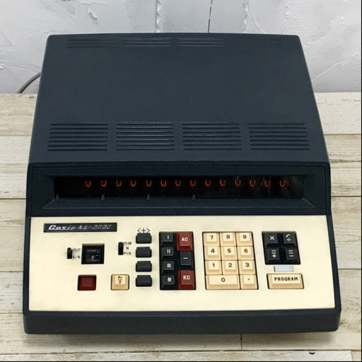 レトロ商品　CASIO カシオ　電子式卓上計算機　AL-2000