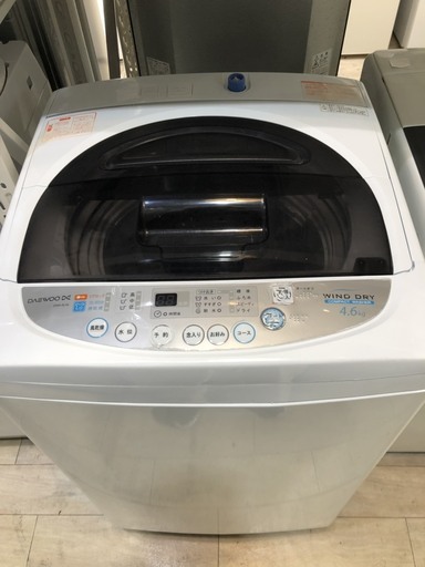 ◆DAIWOO　全自動洗濯機　4.6kg　2011年　DWA-SL46◆