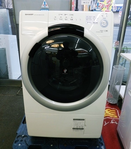 【配送・設置無料】美品！ドラム式洗濯乾燥機 SHARP 7ｋｇ 3.5ｋｇ 　2016年製