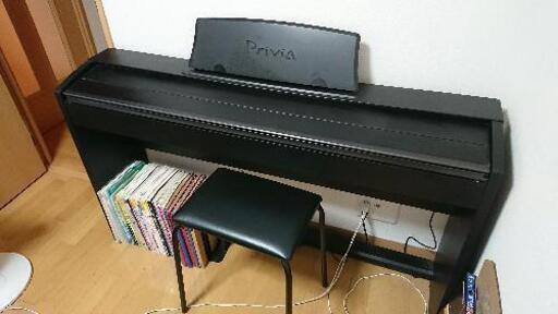 【定価から80%以上値引きでのお譲り】電子ピアノ CASIO Privia ブラック PX-735BK