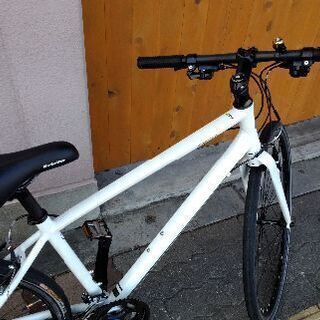美品☆KhodaaBloon RAIL 700cクロスバイク アルミ/24speed/ホワイト