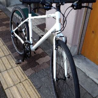 美品☆KhodaaBloon RAIL 700cクロスバイク アルミ/24speed/ホワイト