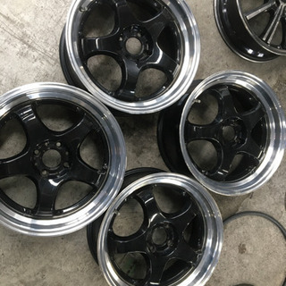 17インチアルミ　4穴100pcd