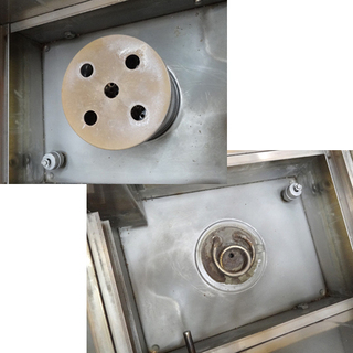 湯沸かしOK/清掃メンテナンス必要★日鉄工業 タオル蒸し器 タオルスチーマー NCクリーン 全長103cm/理容 床屋　札幌 豊平区 アウトレットモノハウス平岸店