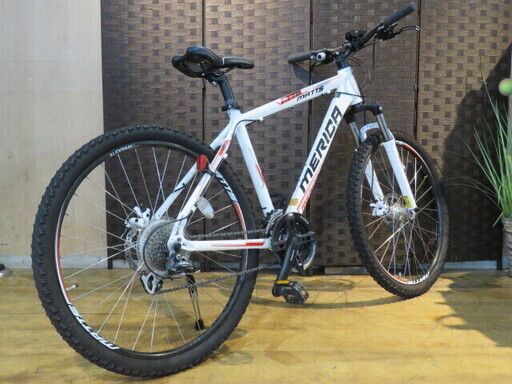 □MERIDA MATTS メリダ マッツ 46cmサイズ 24速 ホワイト 26インチ MTB 