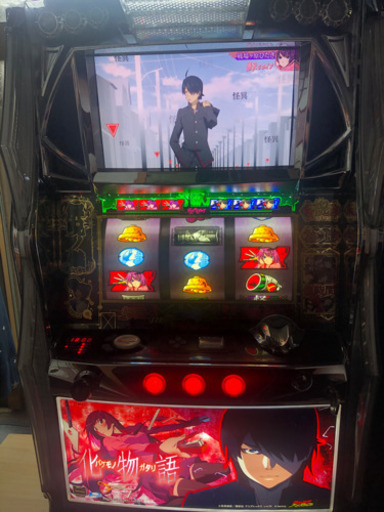 配送可能　Aカウンター付き　化物語　スロット実機