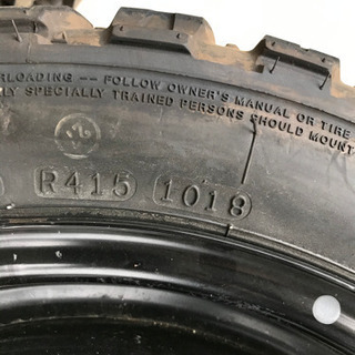 165／60R15 マッドタイヤ　バリ溝　M/T