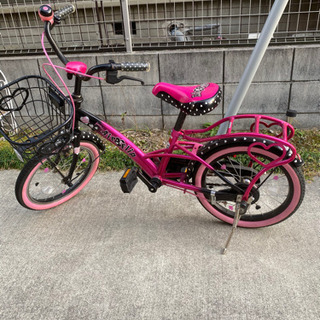 子供用自転車ピンク