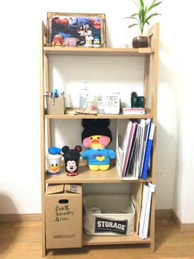 ニトリウッドシェルフラック Rin 大宮公園の収納家具 棚 シェルフ の中古あげます 譲ります ジモティーで不用品の処分