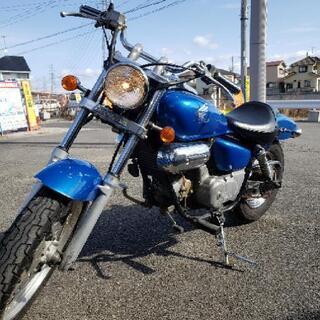 実働！美車！HONDA マグナ50 ブルー 原付バイク