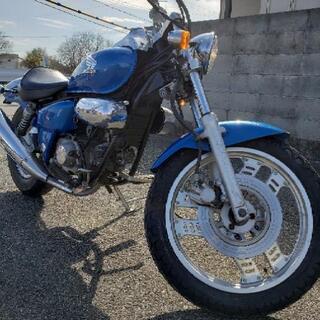 実働！美車！HONDA マグナ50 ブルー 原付バイク