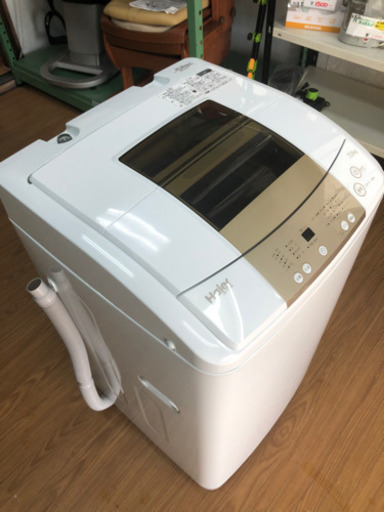 【リサイクルサービス八光　田上店　安心の3か月保証　配達・設置OK】ハイアール 7.0kg 全自動洗濯機 ホワイト JW-K70M-W