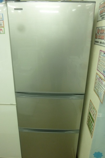 TOSHIBA 東芝　330L 冷凍冷蔵庫　GR-K33S　2017年製