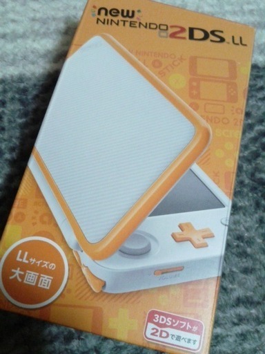 〇新品〇NEWニンテンドー２ＤＳ　ＬＬ　箱、保証書付き