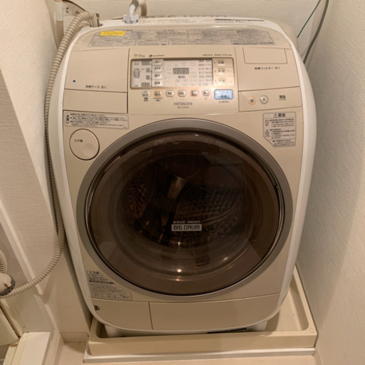 日立　ドラム式洗濯乾燥機　9/6kg BD-V2200R HITACHI 2010年式