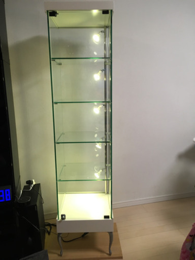 コレクションケース ガラスショーケース 飾り棚 LED照明