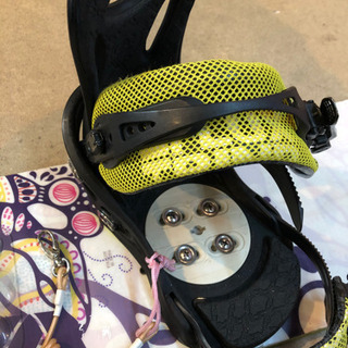 132cm スノーボード 板 ビンディング ブーツ セット リーシュコード付き