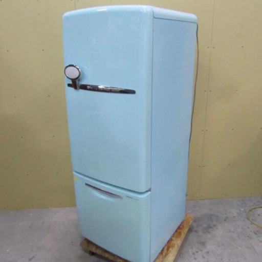 【レトロ・モダン】National WILL FRIDGE mini 冷蔵庫 NR-B16RA-AT ターコイズブルー162ℓ