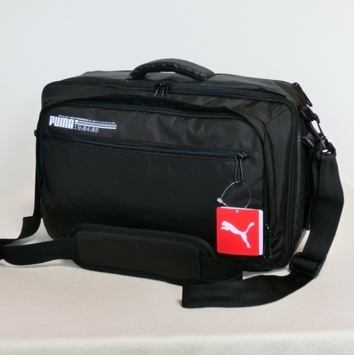 PUMA プーマ ショルダー リュック　２WAY　07598　01　ブラック　p7258　黒　エナジーワークバック　メッセンジャー　14,000円＋税