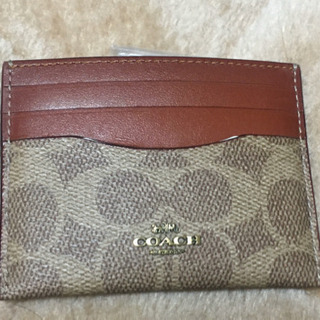 値下げしました！！【お得！！！】coachパスケース