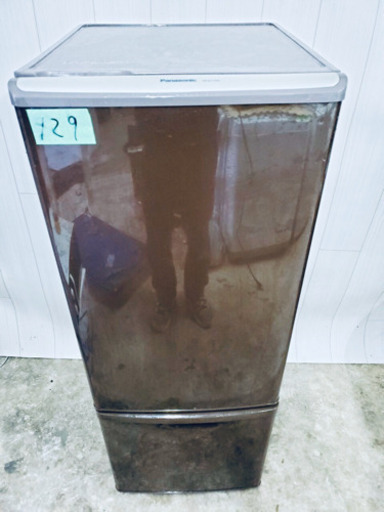 129番 Panasonic✨ ノンフロン冷凍冷蔵庫❄️ NR-B137W-T‼️