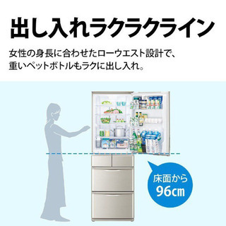 SHARP - SHARP  シャープ 冷蔵庫 シルバー 5ドア SHARP シャープ 冷蔵庫 シルバー 5ドア