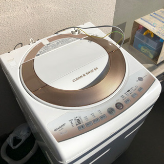 SHARP 全自動洗濯機ES-T805-C 8Kg ポンプ新品