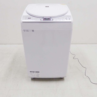 2019年製 SHARP シャープ 保証付 プラズマクラスター 縦型洗濯乾燥機