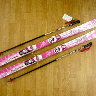 B×B ガールズ ジュニアスキー 138cm 3点セット ピンク...