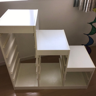 IKEA  トロファスト　　階段　　ホワイト　フレーム