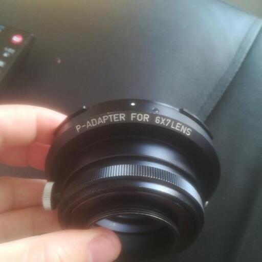 バケペン　PENTAX 6x7→M42への変換マウント　\u0026　6X7 バケペンレンズ用のエクステンションチューブ箱革ケース付き