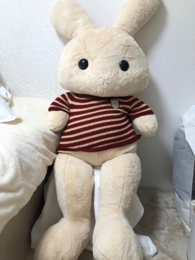 巨大ウサギのぬいぐるみ 宇宙たーこ 亀戸のおもちゃ ぬいぐるみ の中古あげます 譲ります ジモティーで不用品の処分