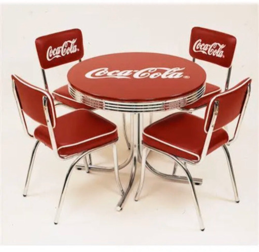 コカ・コーラ テーブルu0026イスセット(4セット)