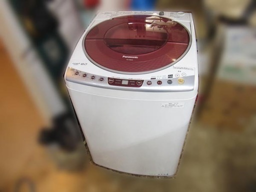 TS Panasonicパナソニック 8.0Kg全自動電気洗濯機 NA-FS80H3 2011年製 状態良好