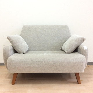 ウニコ　ライトグレー ソファ 2人掛けソファー UNICO ライトグレー 布 EVAソファ