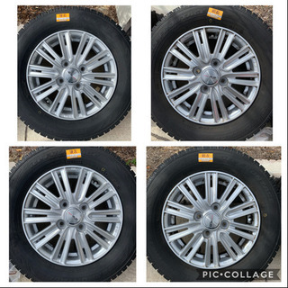 スタッドレスタイヤ・ホイール　4本セット　軽自動車