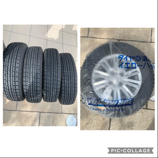 スタッドレスタイヤ・ホイール　4本セット　軽自動車