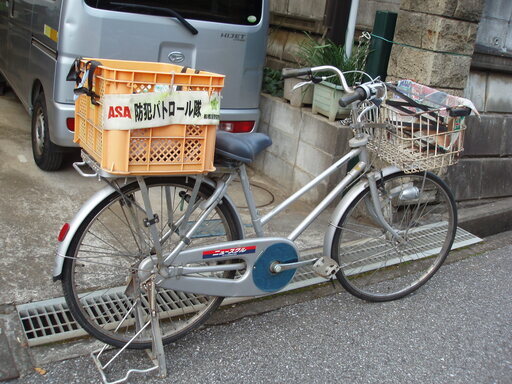 業務用のブリジストン自転車「ニュースクル」です。