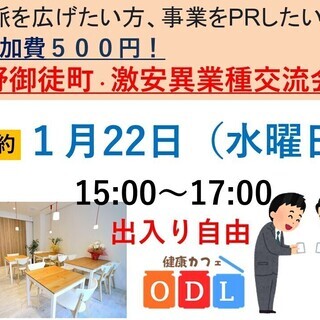 1月22日　上野御徒町・激安異業種交流会