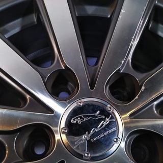 16インチ 4本 アルミ【人気 エンケイ製】 ノア エスティマ クラウン オーリス セレナ ステップワゴン ヴェゼル アクセラ CX-3【富山】+48 SMACK スマック 4本