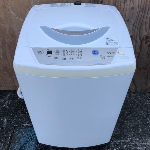 【配送無料】三菱 5.5kg 洗濯機 MAW-55Y