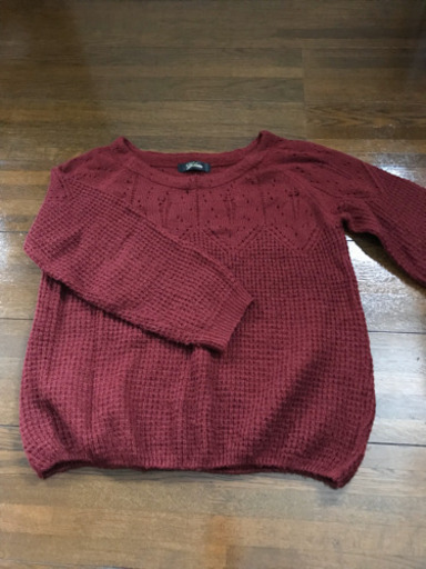 ボルドーニット みっちゃん 都城のセーター レディース の中古 古着あげます 譲ります ジモティーで不用品の処分